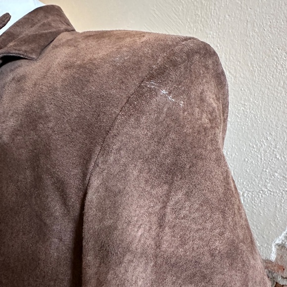 Ducie Aggie Suede Maxi Leather Coat SIZE XS - Picture 15 of 15